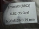 Изумруд 0.82 карат 7 х 5 мм (47393) - изображение 7
