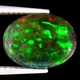 Эфиопский черный опал 3.44 Cts 12.51 X 9.32 mm (101450) - изображение 1
