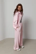 Спортивный костюм с рваными элементами на штанах и худи Lurex Пудровый M (31151) - изображение 5
