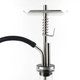 Кальян Trumpet Hookah Mini Трампет Хука Мини 45 см нержавейка полиацесталь шахта 14 мм на уплотнителе с диффузором полная комплектация - изображение 7