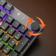 Ігрова механічна клавіатура провідна MEETION MK009 PRO c RGB підсвічуванням (eng/ua розкладка) - зображення 9