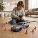 Радиоуправляемая машинка дрифтовая 4WD Porsche 911 GT 21см. с LED подсветкой полноприводная для дрифта и гонок grey - изображение 5
