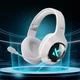 Игровые беспроводные наушники MCHOSE G9 Pro WHITE, 2.4 GHz/Bluetooth, микрофон, USB-C, низкая задержка - изображение 2