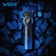 Машинка для стрижки VGR V-001 Blue аккумуляторная LED дисплей - изображение 2