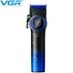 Машинка для стрижки VGR V-001 Blue аккумуляторная LED дисплей - изображение 4