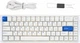 Геймерська магнітна клавіатура DAREU COOL68 White-blue Дротова, RGB Підсвічування, lightbox, 68 keys, 8000Hz/s., Switch 0.1mm. Rapid Trigger UA + ENG - изображение 1