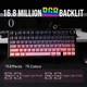 Бездротова ігрова механічна клавітура Aula F75 Pink-black gradient / Рожево-чорний градієнт - изображение 11
