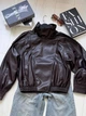 Куртка женская из экокожи шоколадная 42-50 р5041.М544 - изображение 2