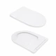 Унитаз напольный Qtap Leo Ultra Quiet 620×355×790 мм c сиденьем Soft-close, White QTLEO27W49261 - изображение 8