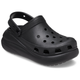 Crocs Classic Crush Clog Black Кроксы Женские Сабо Классик Краш Черные - (39 р.) M7/W9 - изображение 3