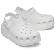 Crocs Classic Crush Clog White Кроксы Женские Сабо Классик Краш Белые - (37 р.) M5/W7 - изображение 2