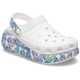 Crocs Classic Crush Clog White / Butterfly Крокси Жіночі Сабо Класік Краш Білі / Аквадрук Метелики - (36 р.) M4/W6 - зображення 3