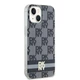 Чехол DKNY Checkered Mono Pattern & Printed Stripes для iPhone 15 / iPhone 14 / iPhone 13 Black with MagSafe (DKHMP15SHCPTSK) - изображение 4