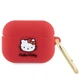 Чохол для навушників Hello Kitty Silicone 3D Kitty Head для AirPods Pro Fuchsia (HKAP3DKHSF) - зображення 1