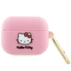 Чохол для навушників Hello Kitty Silicone 3D Kitty Head для AirPods Pro Pink (HKAP3DKHSP) - зображення 1