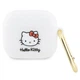 Чехол для наушников Hello Kitty Silicone 3D Kitty Head для AirPods 3 White (Hel000076-0) - изображение 1