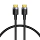 Кабель Baseus Cafule HDMI 4K to HDMI 4K 1m Black (CADKLF-E01) - зображення 1