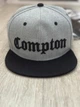 Кепка снепбек (Snapback) Compton Серый с черным 56-61р (9002) - изображение 3