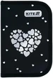 Пенал школьный Kite Black&Silver 1 отделение 20.5x14x4 см Черный (K26-622-5) - изображение 1