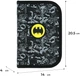 Пенал школьный Kite DC Batman 1 отделение с наполнением 20.5x14x4 см Разноцветный (DC26-622H) - изображение 4