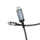 Кабель Type-C на HDMI HOCO UA43 screen mirroring cable (4K@30Hz, 1.8m) Grey - зображення 6