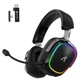 Беспроводные наушники Attack Shark G800 Black BT/2.4G - изображение 2