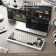 Клавиатура ATTACK SHARK X66 White-Grey Беспроводная Механическая RGB Подсветка С Поддержкой HOT-SWAP - изображение 9