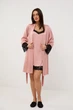 Халат жіночий шовковий великих розмірів літній BARWA garments 389 XL Пудровий (2110003894884) - изображение 4
