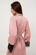 Халат жіночий шовковий великих розмірів літній BARWA garments 389 XL Пудровий (2110003894884) - изображение 7