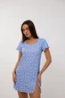 Нічна сорочка жіноча великих розмірів бавовняна BARWA garments 0366 XL Блакитна (2110003664036) - изображение 11