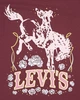 Детский лонгслив Levi's с принтом 1159858665 (Бордовый L) на рост 140-155 см - изображение 3