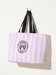 Махрова сумка Victoria's Secret Angel Essentials Terry Tote Bag Рожева Смужка 27247278 - изображение 3