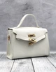 Женская сумка HERMES Kelly молочная - изображение 3