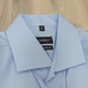 Классическая голубая рубашка LIVERGY Regular Fit, длинный рукав, хлопок 44 - изображение 7