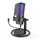 Микрофон Fifine AmpliGame A8 Black, Конденсаторный, Кардиоидный, USB подключения, Plug & Play, RGB подсветкой - изображение 2