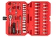 Набор инструмента Intertool 1/4" x 48ед RED (ET-9048) - изображение 2