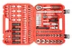 Набор инструмента Intertool 1/4" x 1/2" x 111ед RED (ET-9111) - изображение 2