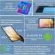 Планшет 10.1" DMOAO D3 4+14/128Gb 8 ядер Android 14 6000 mAh Blue - изображение 2