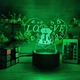 3D-ночник Сердце LOVE, лампа, светильник, с пультом управления, 16 цветов RGB - изображение 7