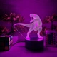 3D-ночник Тираннозавр, лампа, светильник, с пультом управления, 16 цветов RGB (1030) - изображение 4