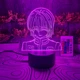 3D-ночник Курапика с аниме Хантер х Хантер, лампа, светильник, с пультом управления, 16 цветов RGB - изображение 6
