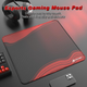 Игровой коврик ATTACK SHARK CM02 eSport Black Red 450×400×4 мм, водостойкий, микрошов, текстурированная поверхность - изображение 6