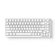 Проводная магнитная клавиатура Akko TAC75 8K White, белый цвет, Rapid Trigger, 8000 Гц, RGB подсветки - изображение 4