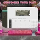 Магнітна клавіатура Attack Shark R82 HE Pink, розмір 75%, Hall Effect, Rapid Trigger, 8000 Гц опитування, RGB підсвічування - зображення 4
