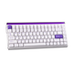 Магнітна клавіатура AULA HERO 84 HE White Purple, розмір 75%, Hall Effect, Rapid Trigger, 8000 Гц опитування, RGB підсвічування - зображення 6