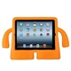 Противоударный детский чехол PremiumCases для iPad 10.2" 7 / 8 / 9 2019 2020 2021 с ручками подставка человечек EVA Orange оранжевый - изображение 1