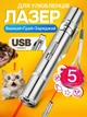 Лазерная указка игрушка для кошек и собак фонарик с зарядкой от usb VMHouse ультрафиолет (0101-0001) - изображение 1