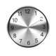Годинник настінний TEG SilverTime сріблястий круглий металевий корпус 35 см (80-167-8079-09) - зображення 1