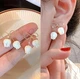 Жіночі сережки Тюльпани Fashion jewelry Білі - зображення 1