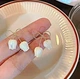 Жіночі сережки Тюльпани Fashion jewelry Білі - зображення 3